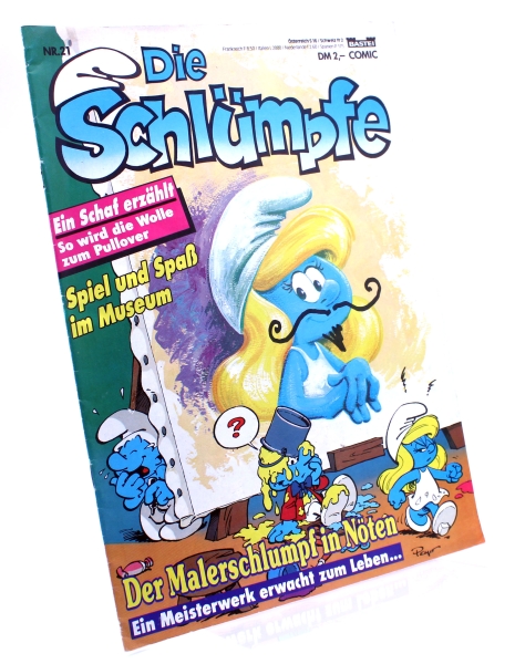 Die Schlümpfe Comic Magazin Nr. 21: Der Malerschlumpf in Nöten von Bastei